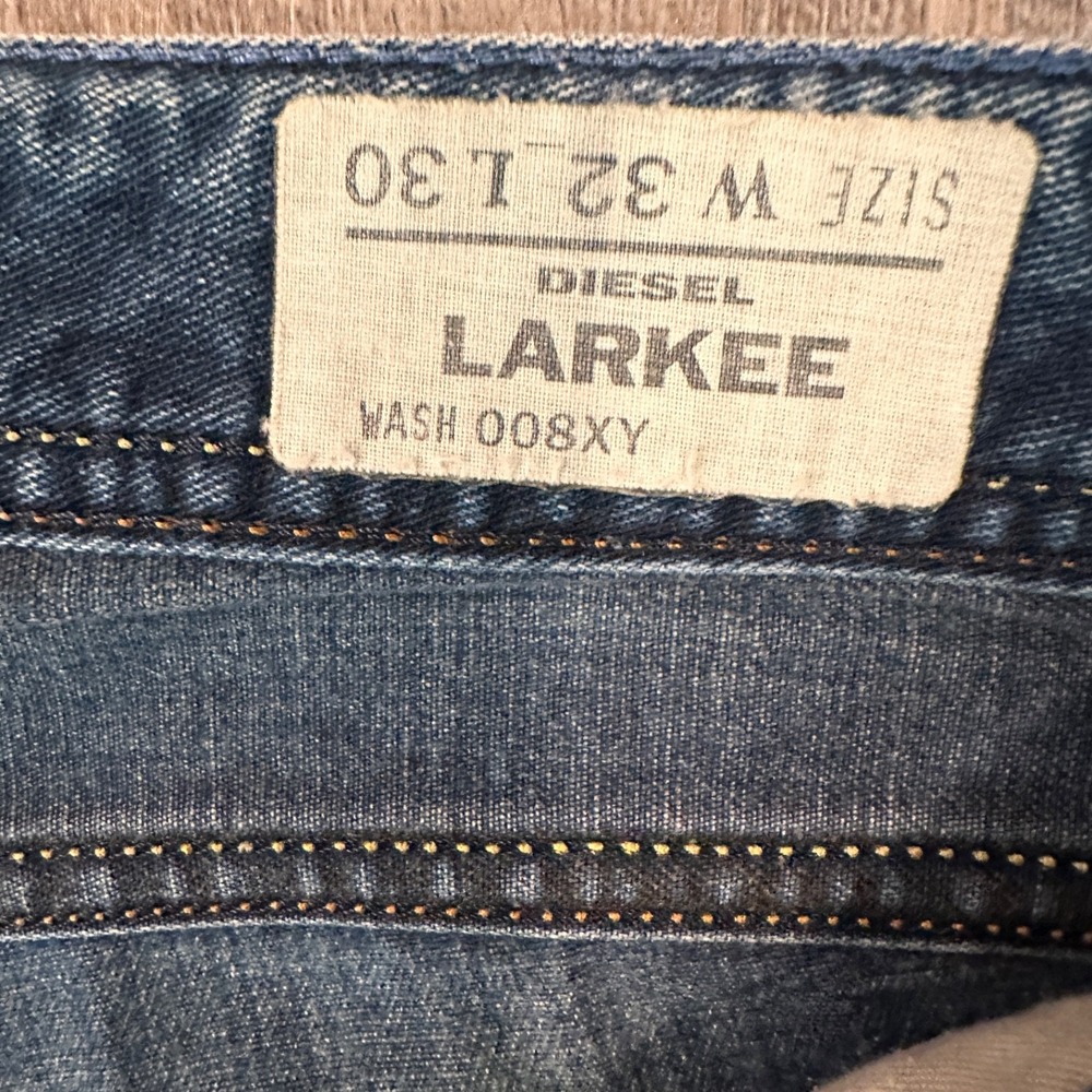 Diesel Industry LARKEE Jeans Workwear Distressed Straight Leg Men's 32x30 - Picture 5 of 15